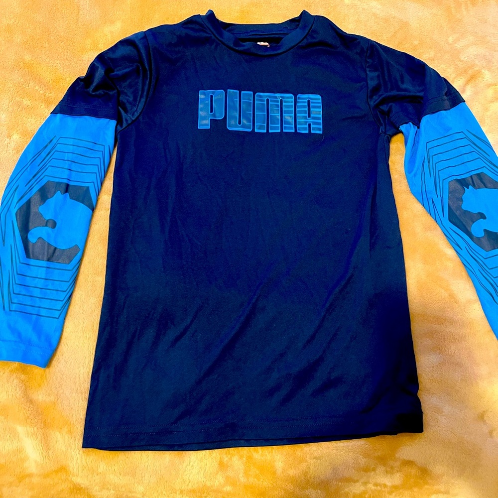 PUMA DRY FIT boys Activewear long sleeve Size Small